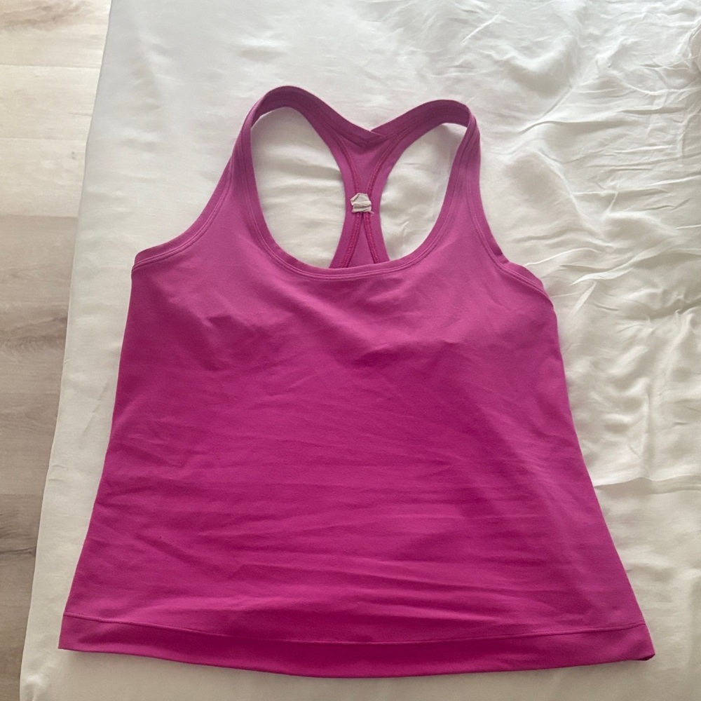 Lululemon Athletica Fuchsia Racerback Tank Top